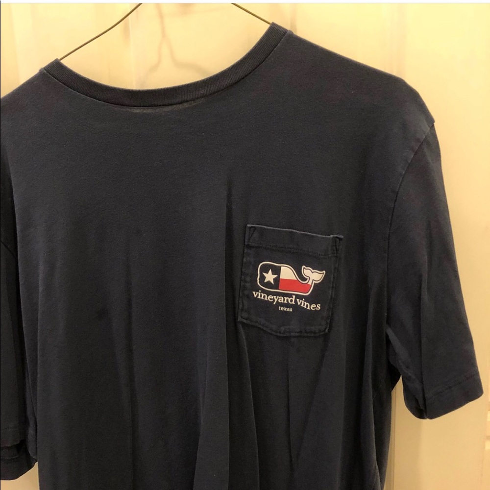 texas flag vineyard vines shirt